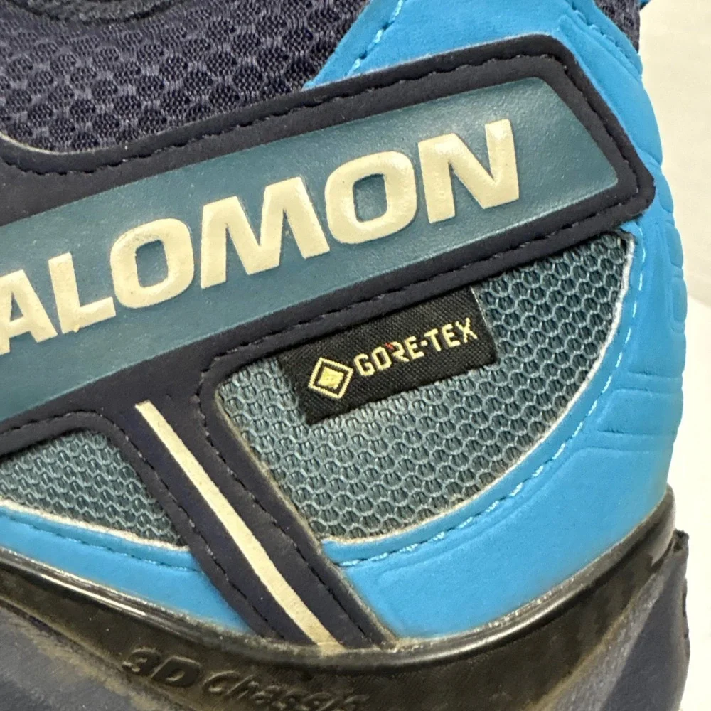 Salomon XA Pro 3D Gore-Tex Mens Trail Running Shoes Navy Blue Size 13 393320